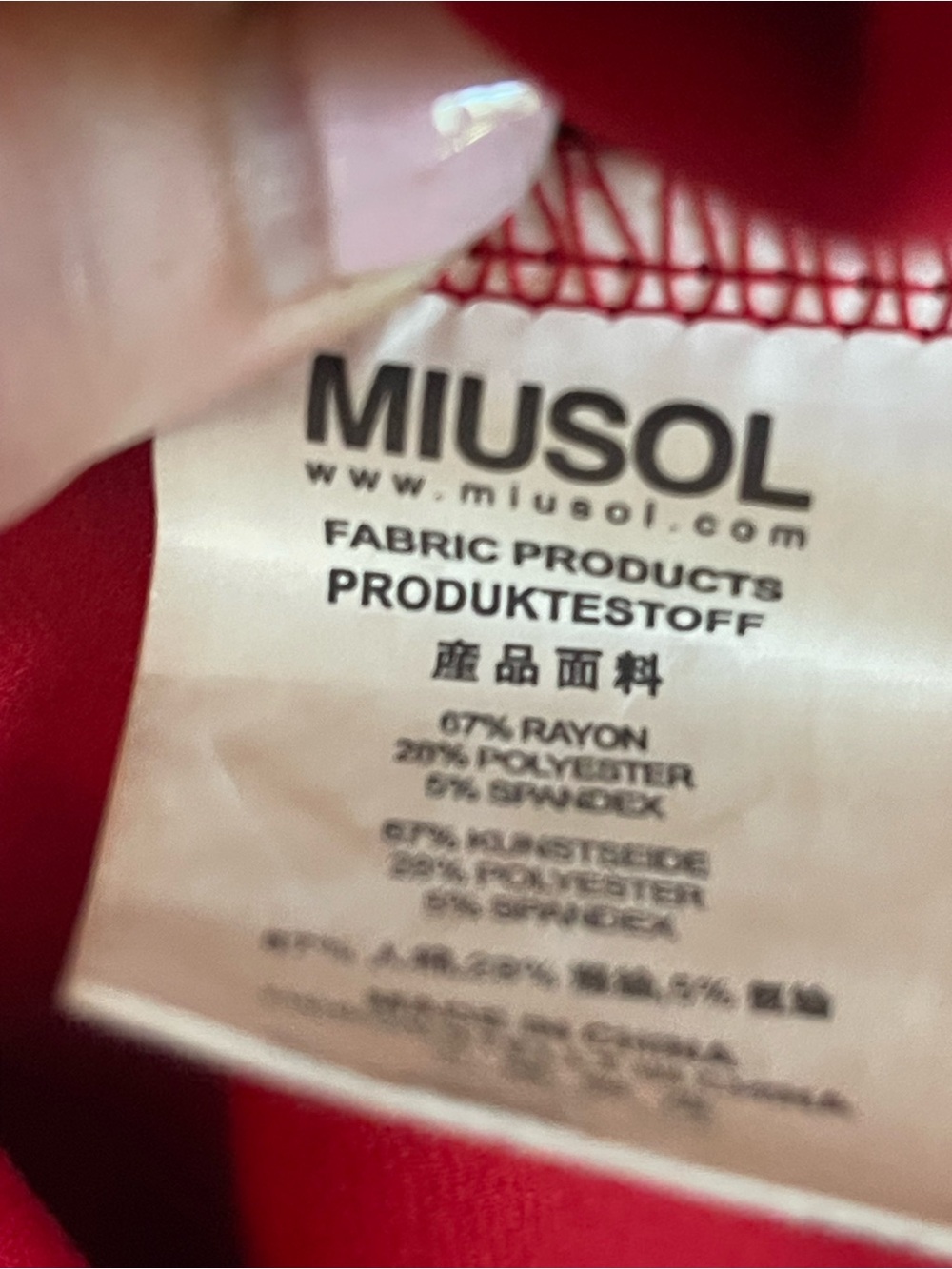 Miusol Red Ruffle-Trim Midi Dress - Picture 4 of 11